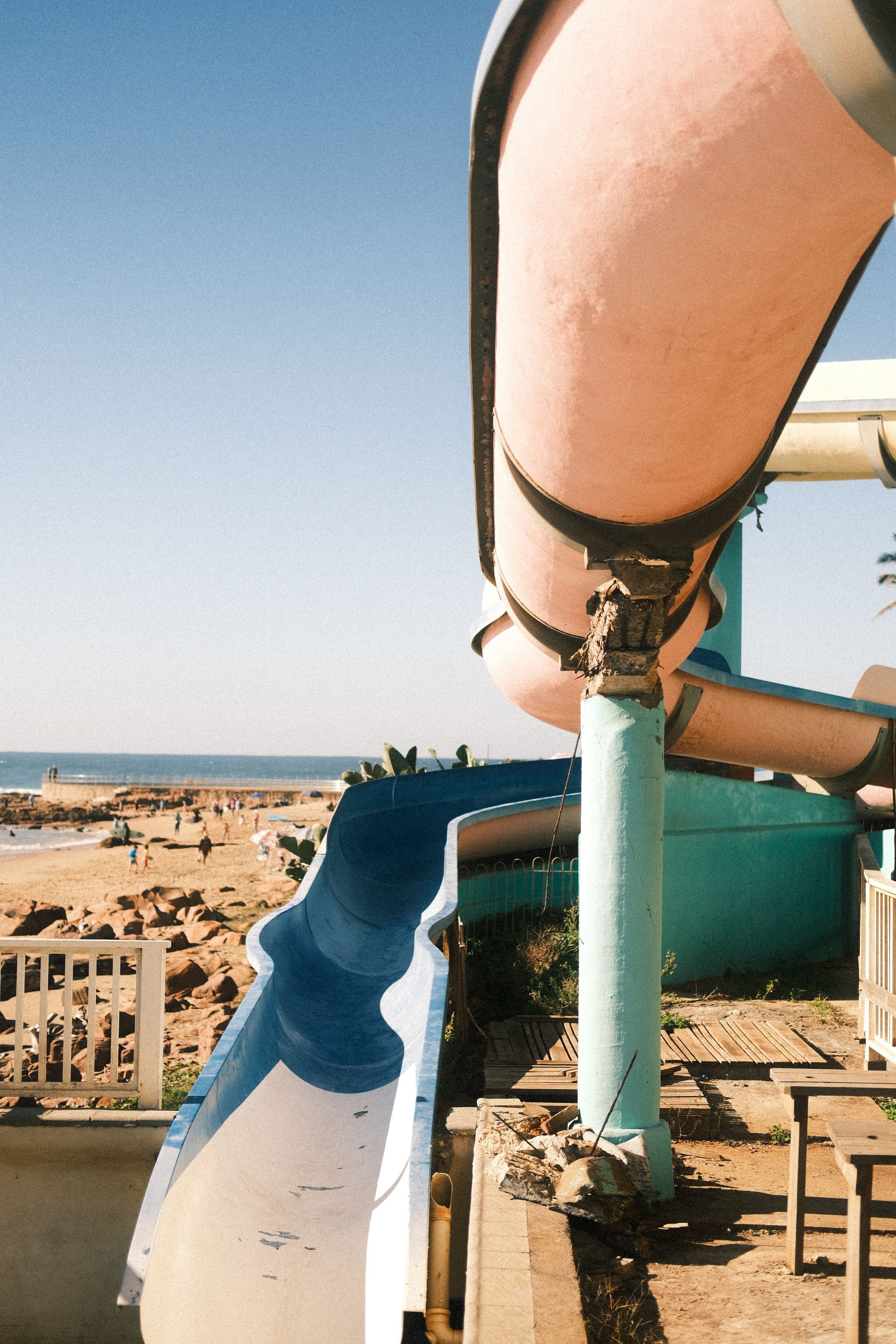 Abandoned Waterslides