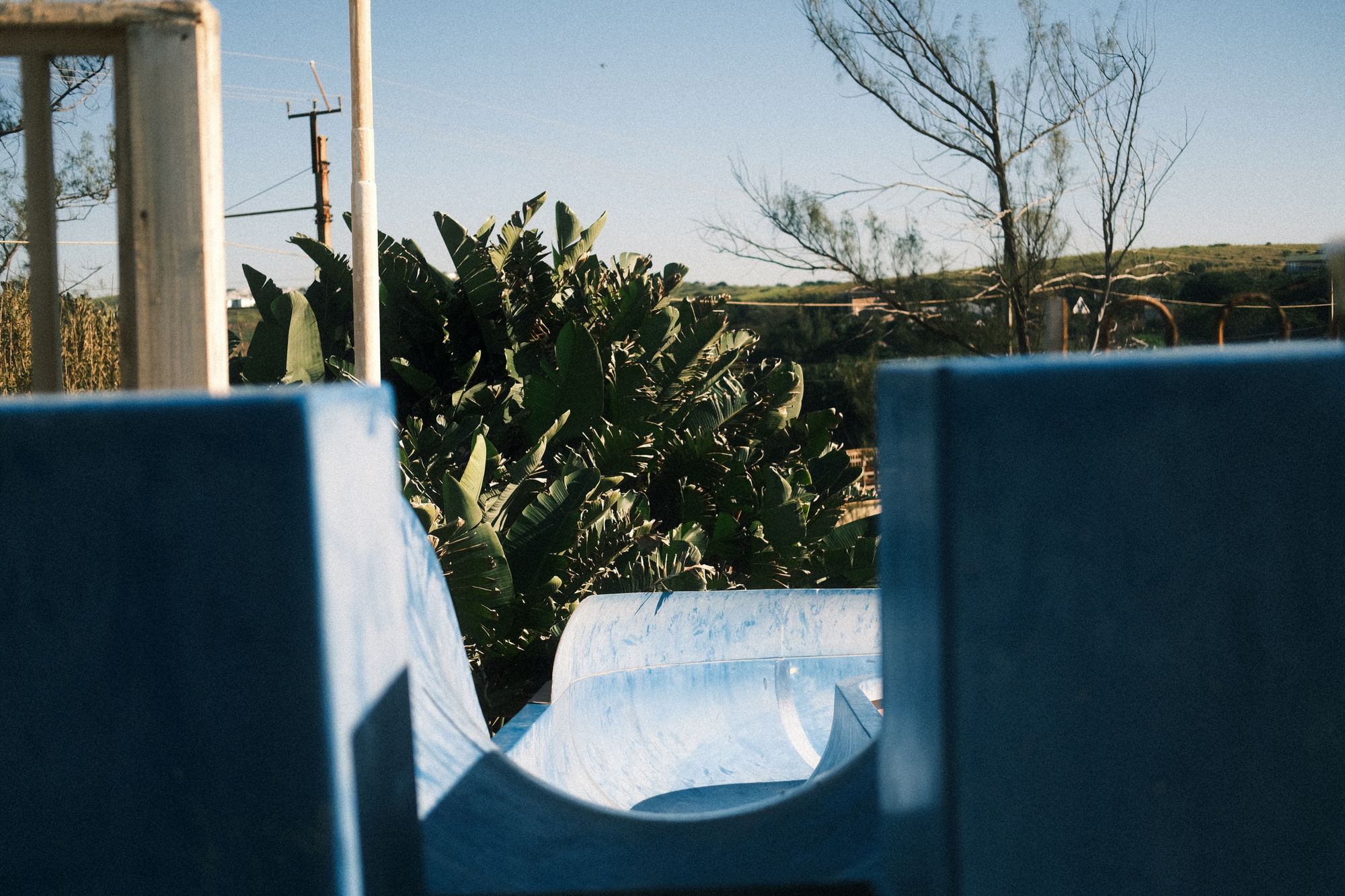 Abandoned Waterslides