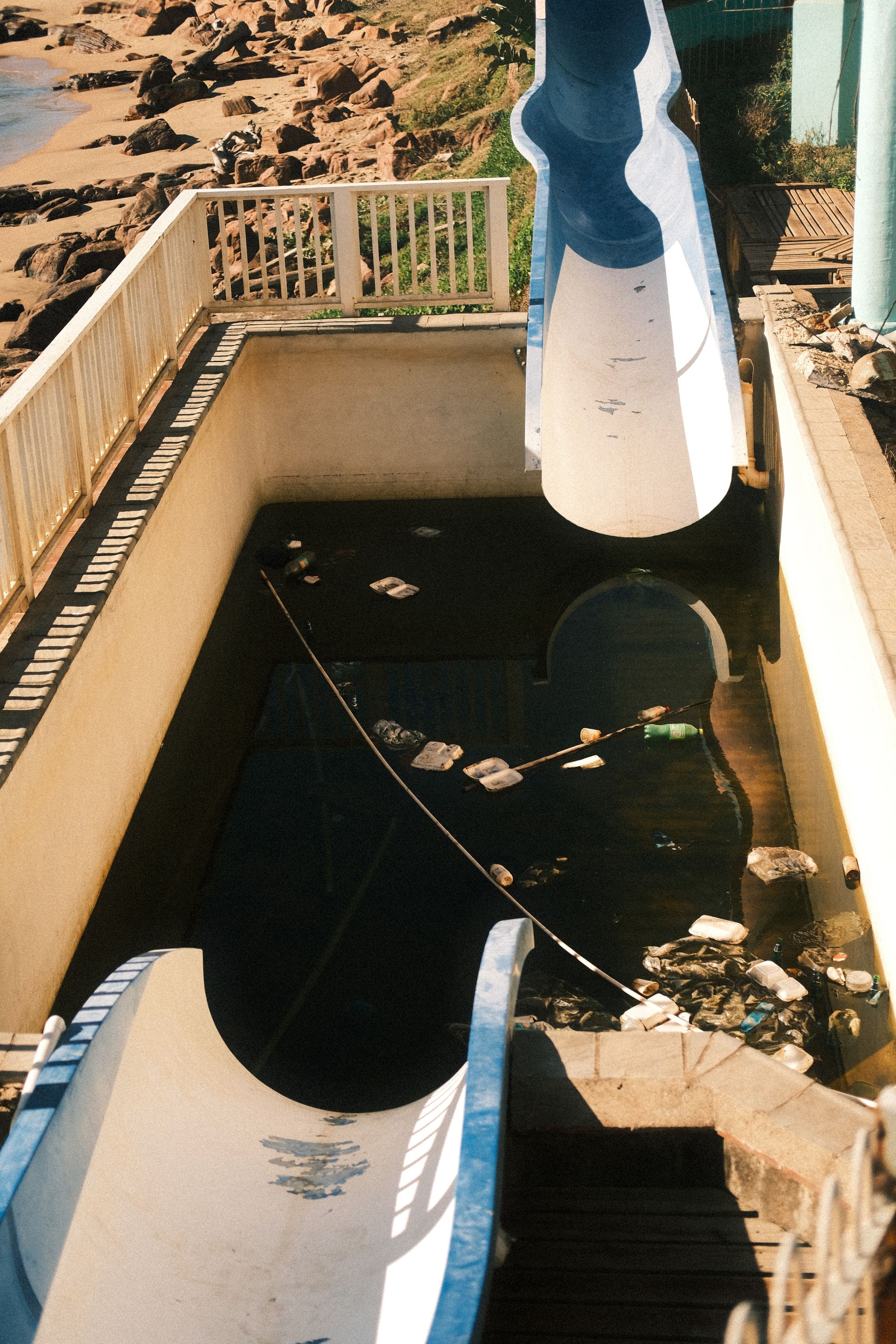 Abandoned Waterslides