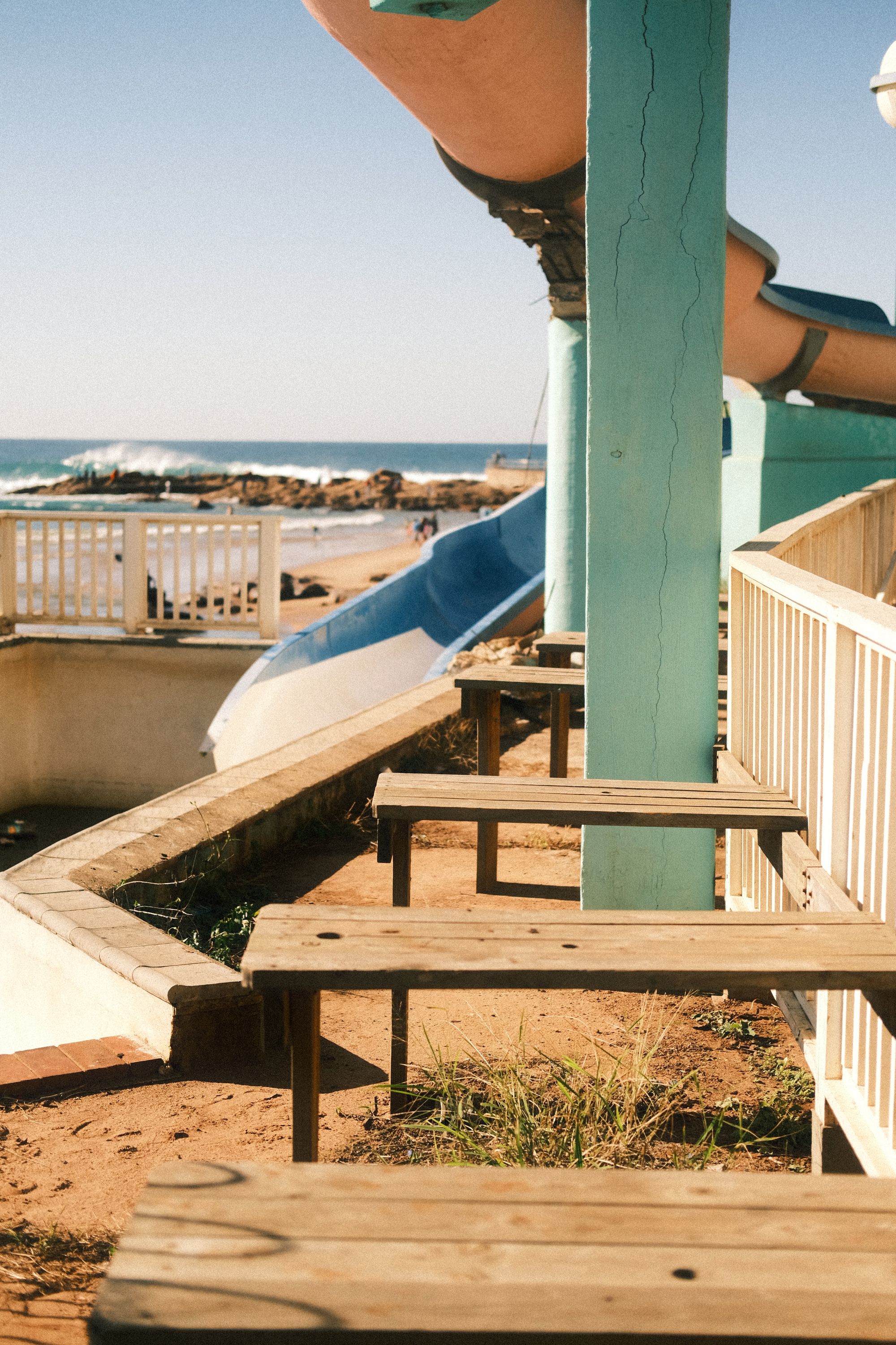 Abandoned Waterslides