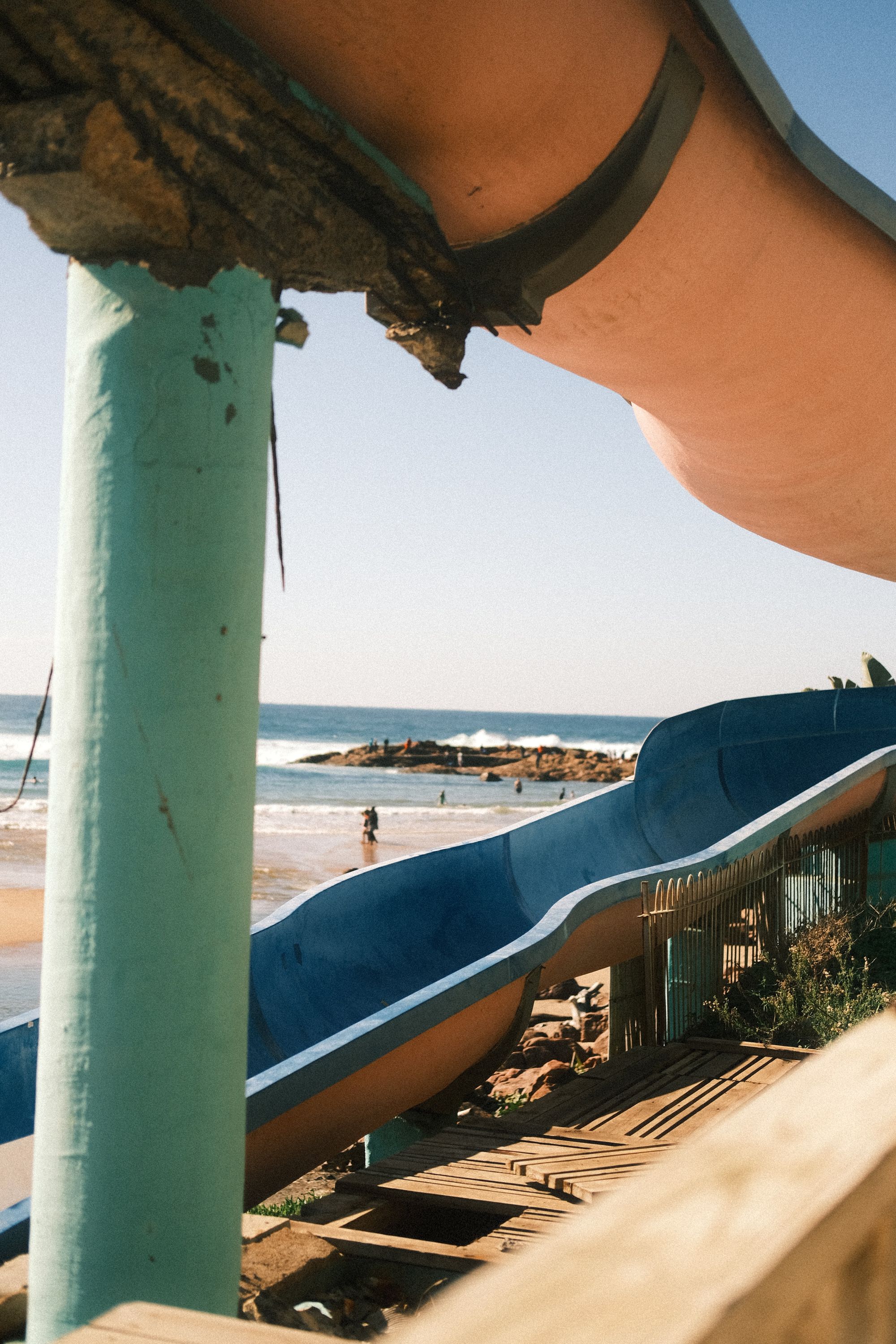 Abandoned Waterslides