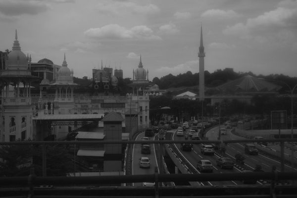 Kuala Lumpur in black & white